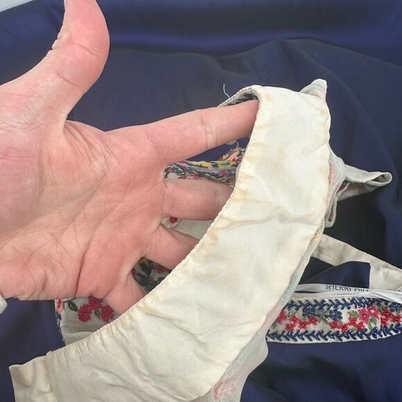 Sherri Hill 50080 2 Piece Prom Dress Size 2 Event Party Embroidered Navy Multi - Picture 14 of 16